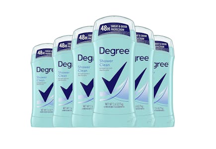 Degree Deodorant 6-Pack
