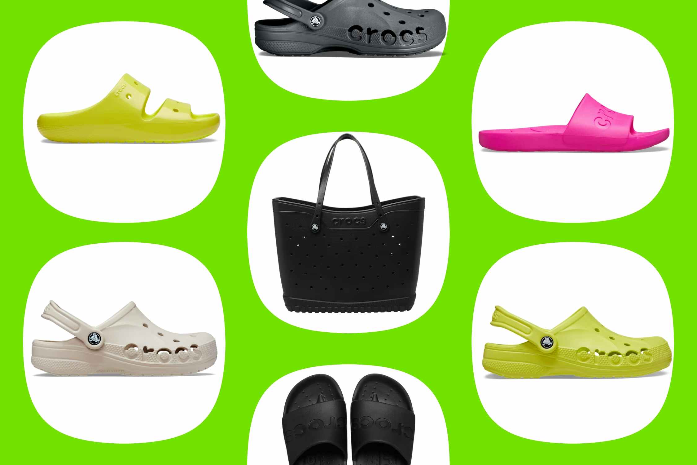 New Lower Prices at Crocs: $15 Slides, $21 Clogs, $56 Tote, and More