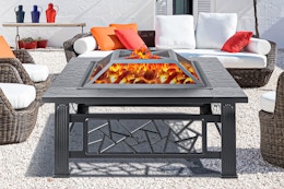 This $78 Fire Pit at Walmart Doubles as a Grill and Ice Bucket (Reg. $299) card image