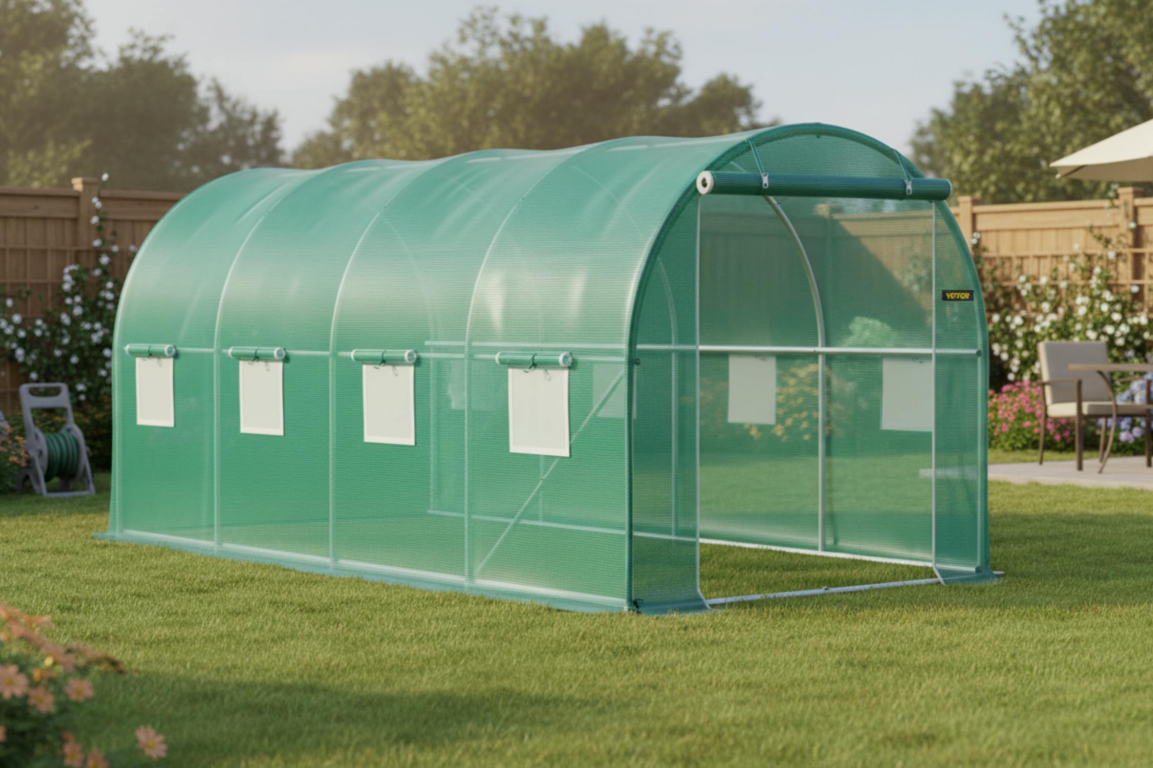 a walk-in greenhouse from AliExpress