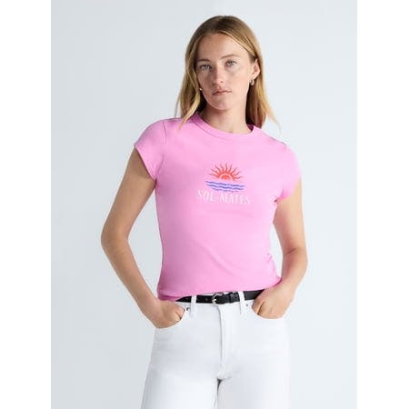 Free Assembly Women's Cap Sleeve Tee
