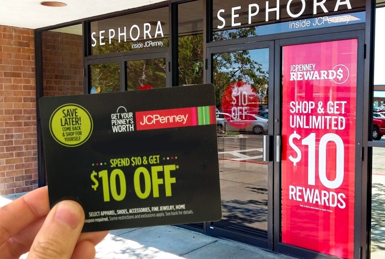 Sephora inside JCPenney storefront 