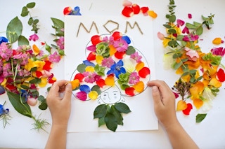 mothers day flower art