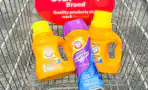 arm and hammer laundry products in a cvs cart