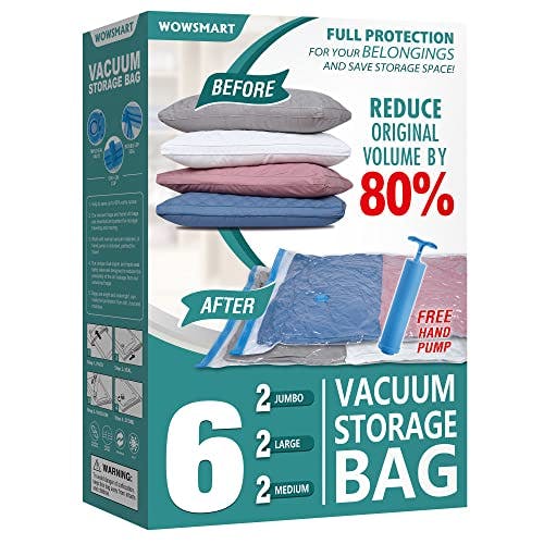 Vacuum Storage Bags 6-Pack
