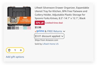 silverware organizer