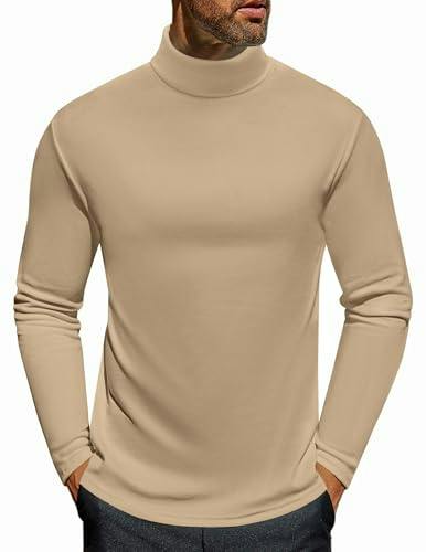 Ekouaer Men's Turtleneck