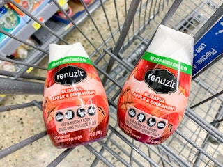 two renuzit air freshener cones in walmart cart