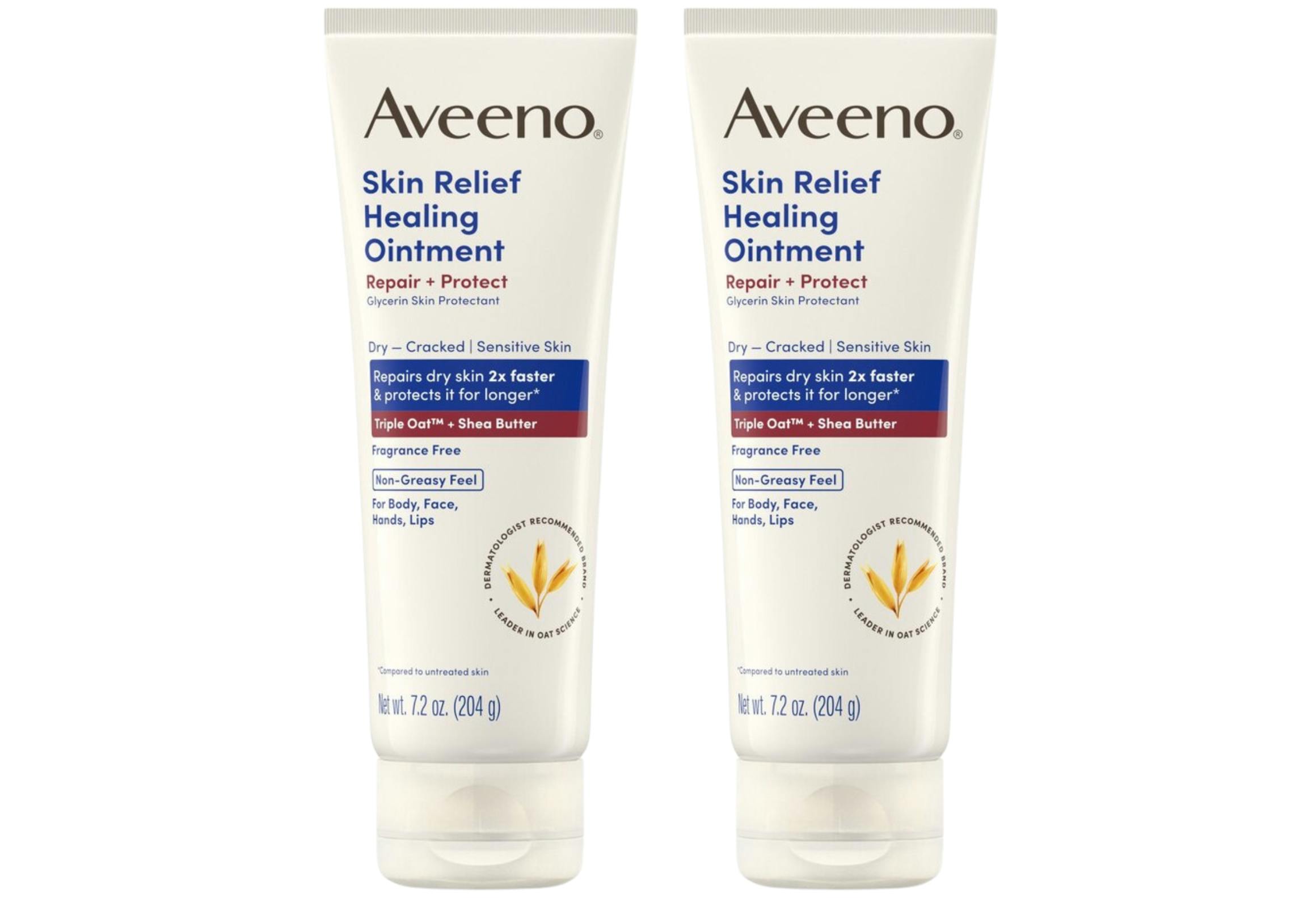 2 Aveeno Healing Ointments