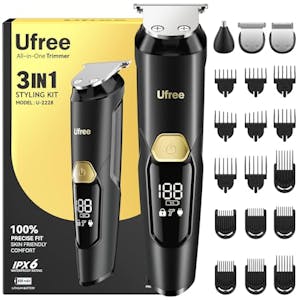 Hair, Beard, and Nose Trimmer Kit