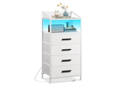 Charging Station Nightstand