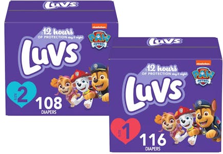 2 Luvs Diapers