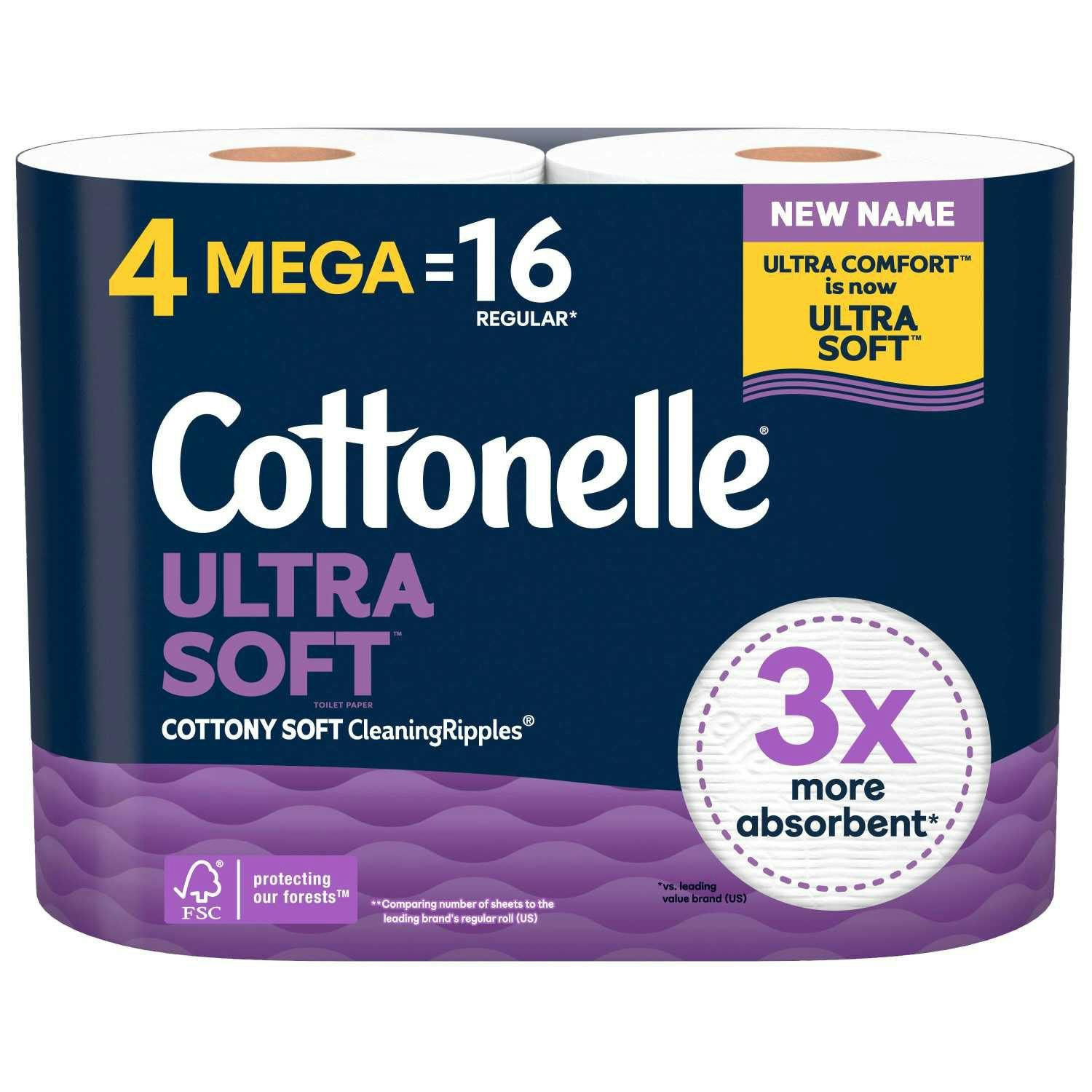 2 Cottonelle Toilet Paper Packs