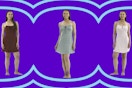Three colors of the No Boundaries Sleepwear Satin Chemise