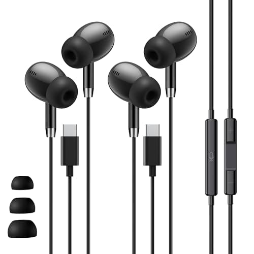 USB C Headphones 2-Pack