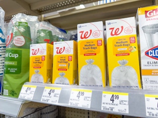 walgreens trash bags