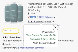 method soap cart