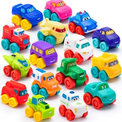 Cartoon Soft Rubber Toy Cars