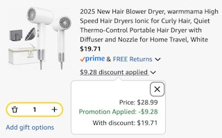 hair dryer