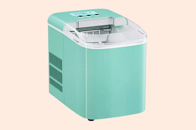 26-Pound Countertop Ice Maker With Ice Scoop, $110 at Macy's (Reg. $220) card image