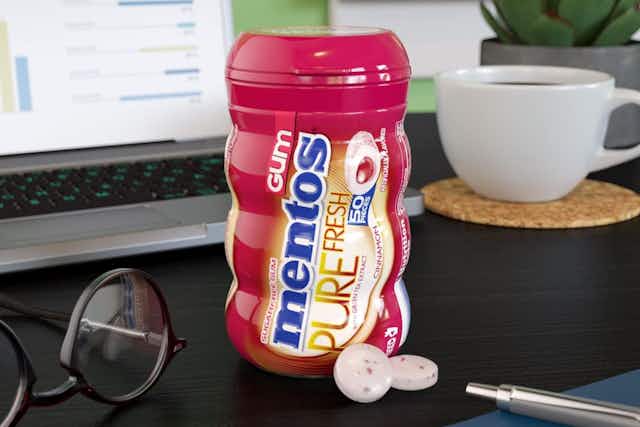 Mentos Chewing Gum 6-Pack, as Low as $13.62 on Amazon ($2.27 each) card image