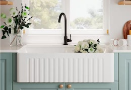 Save Over $40 on a Farmhouse Kitchen Sink at The Home Depot card image