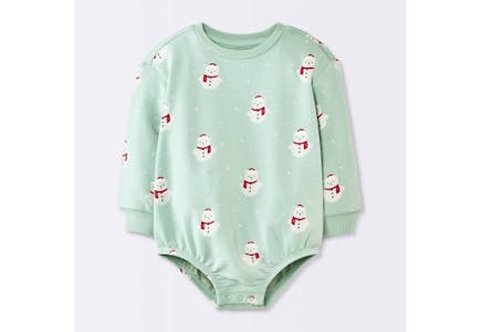 Cloud Island Baby Holiday Romper