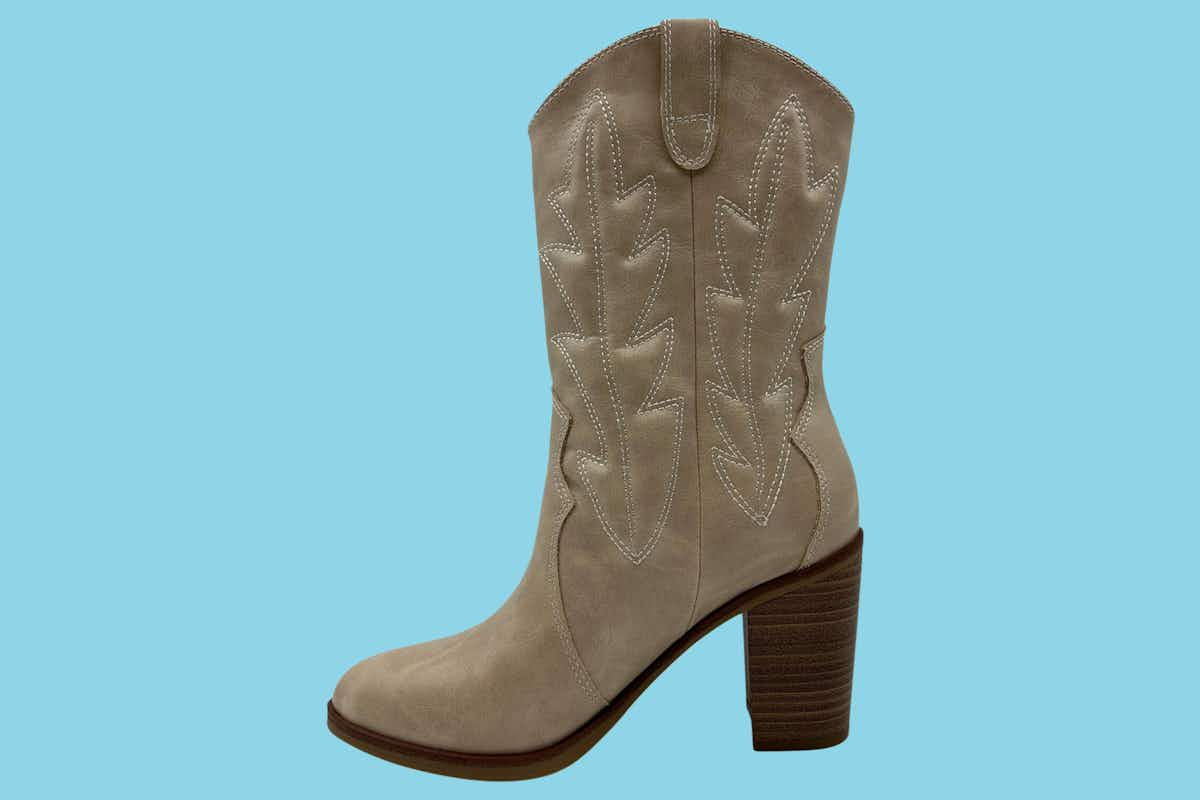 Highly Rated Mia Women’s Cowboy Boots, Just $19.98 at Walmart (Save 78%)