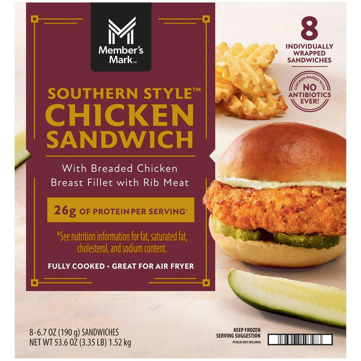 Member's Mark Frozen Chicken Sandwiches