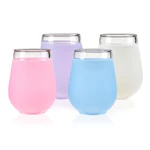 Silicone Wrapped Wine Glasses