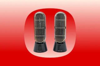 Stock image of a portable fan set from QVC