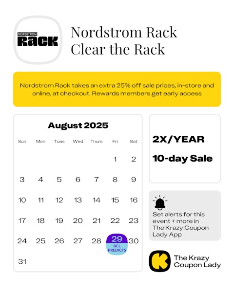 Nordstrom Rack Clear the Rack Sale