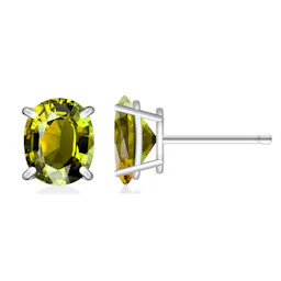 Peridot Stud Earrings