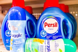 persil and snuggle products on a store shelf