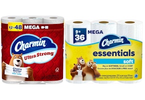 2 Charmin Toilet Paper Packs