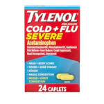 Tylenol Cold + Flu Severe Caplets