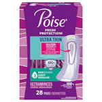 2 Poise Ultra Thin Pads Packs