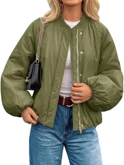 Women's Cropped Quilted Jacket