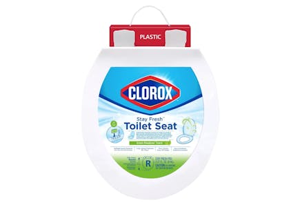 Clorox Antimicrobial Round Toilet Seat