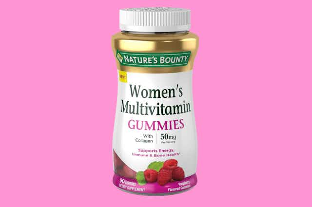 Nature's Bounty Women's Multivitamins, as Low as $4.52 on Amazon card image
