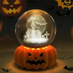 3D Crystal Ball Night Light