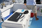 Mossy Oak Fish Fillet Knife Set being used on boat