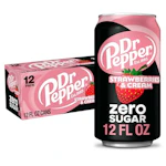 3 Dr Pepper Strawberries & Cream Zero Sugar