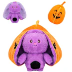 Reversible Pumpkin Bunny Plush