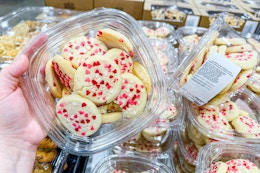 New 24-Count Butter Sugar Cookies With Heart Sprinkles, $9.99 at Costco card image