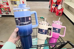 New 40-Ounce Tumblers, Only $5 at Dollar Tree card image