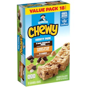 2 Quaker Chewy Granola Bar Boxes