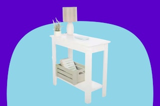 end table with charging station at the home depot