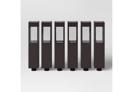 Threshold Solar LED Outdoor Path Lights Set
