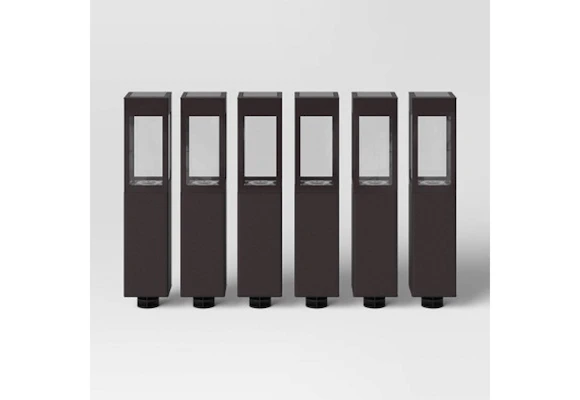 Threshold Solar LED Outdoor Path Lights Set